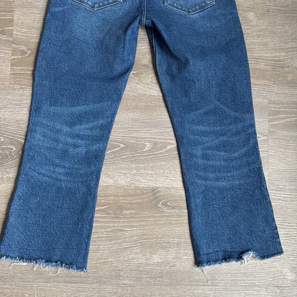 Frame Denim Le Crop Mini Boot Jeans  Huntdale LCMBRA118 Flare Leg Raw Hem - Picture 12 of 12